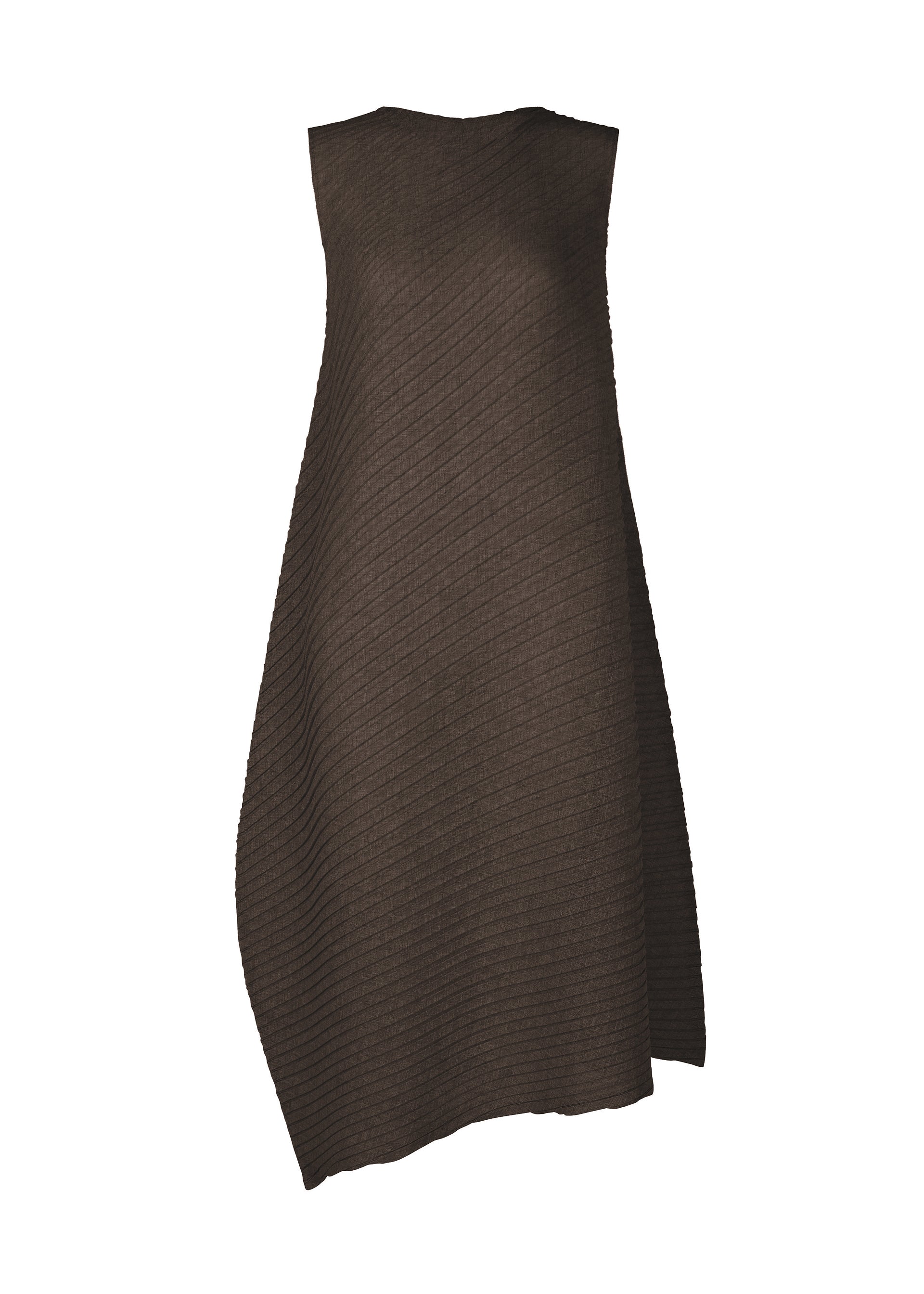 SHEER LINEN LIKE PLEATS、ウィメンズ_ワンピース、パープル