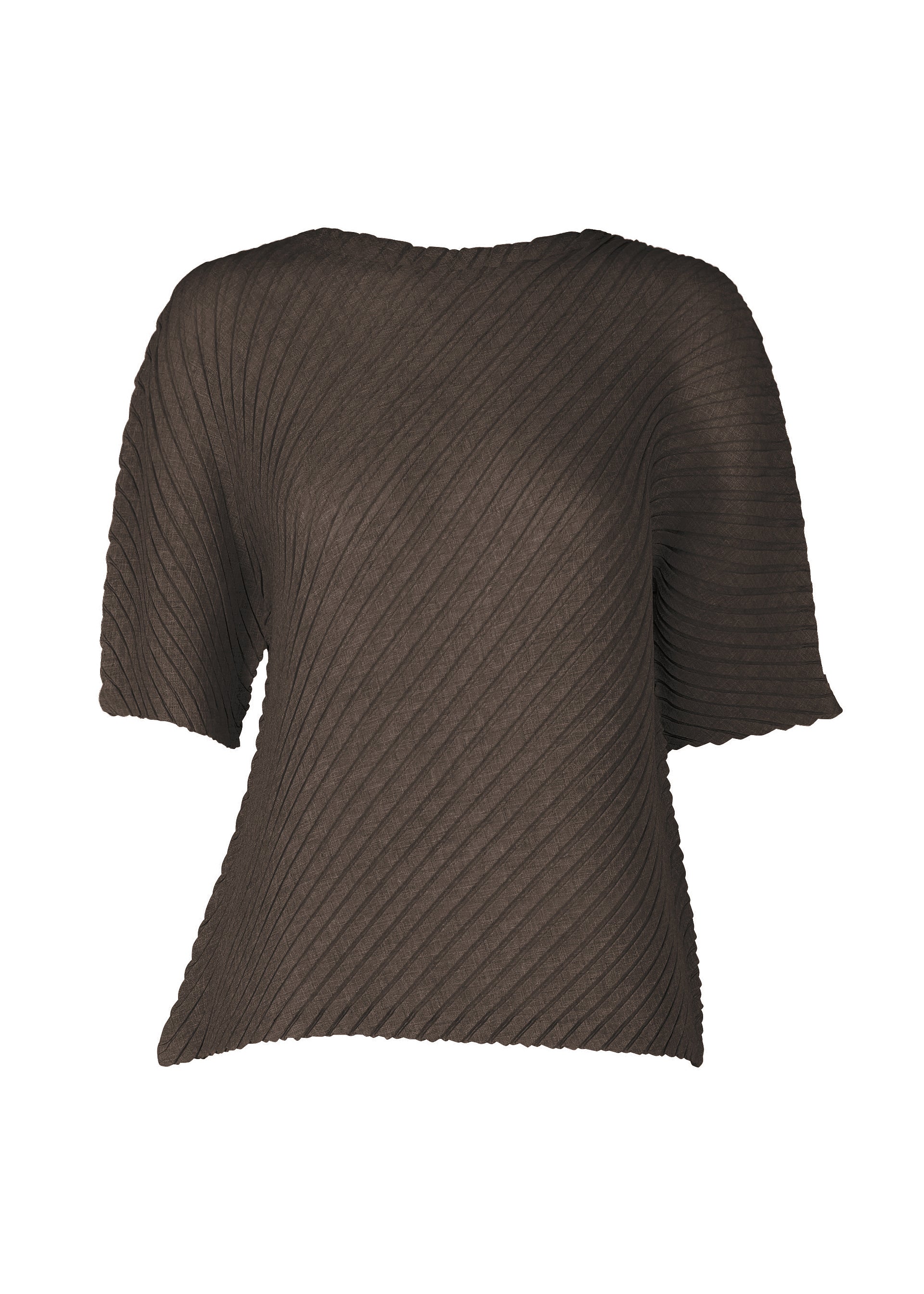 SHEER LINEN LIKE PLEATS、ウィメンズ_トップス_トップ、パープル