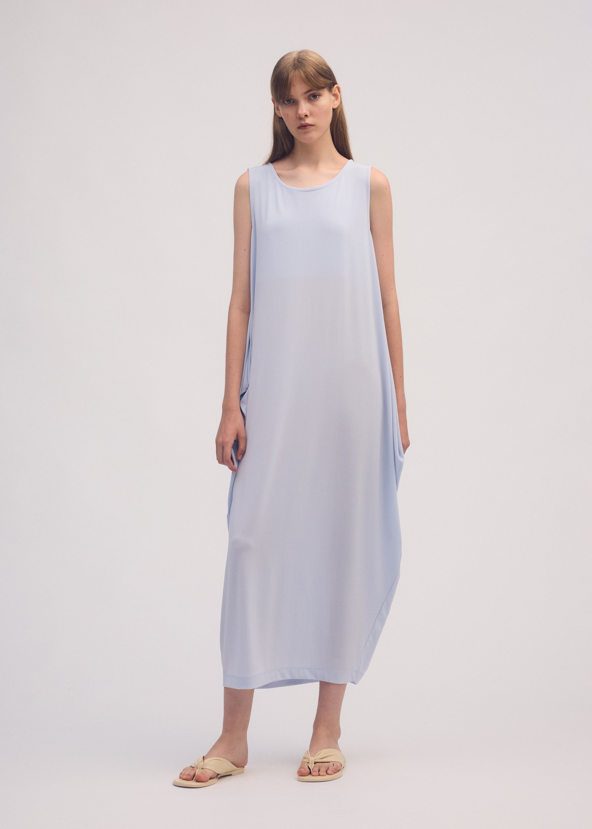 DRAPE JERSEY-56、ウィメンズ_ワンピース、着用画像2