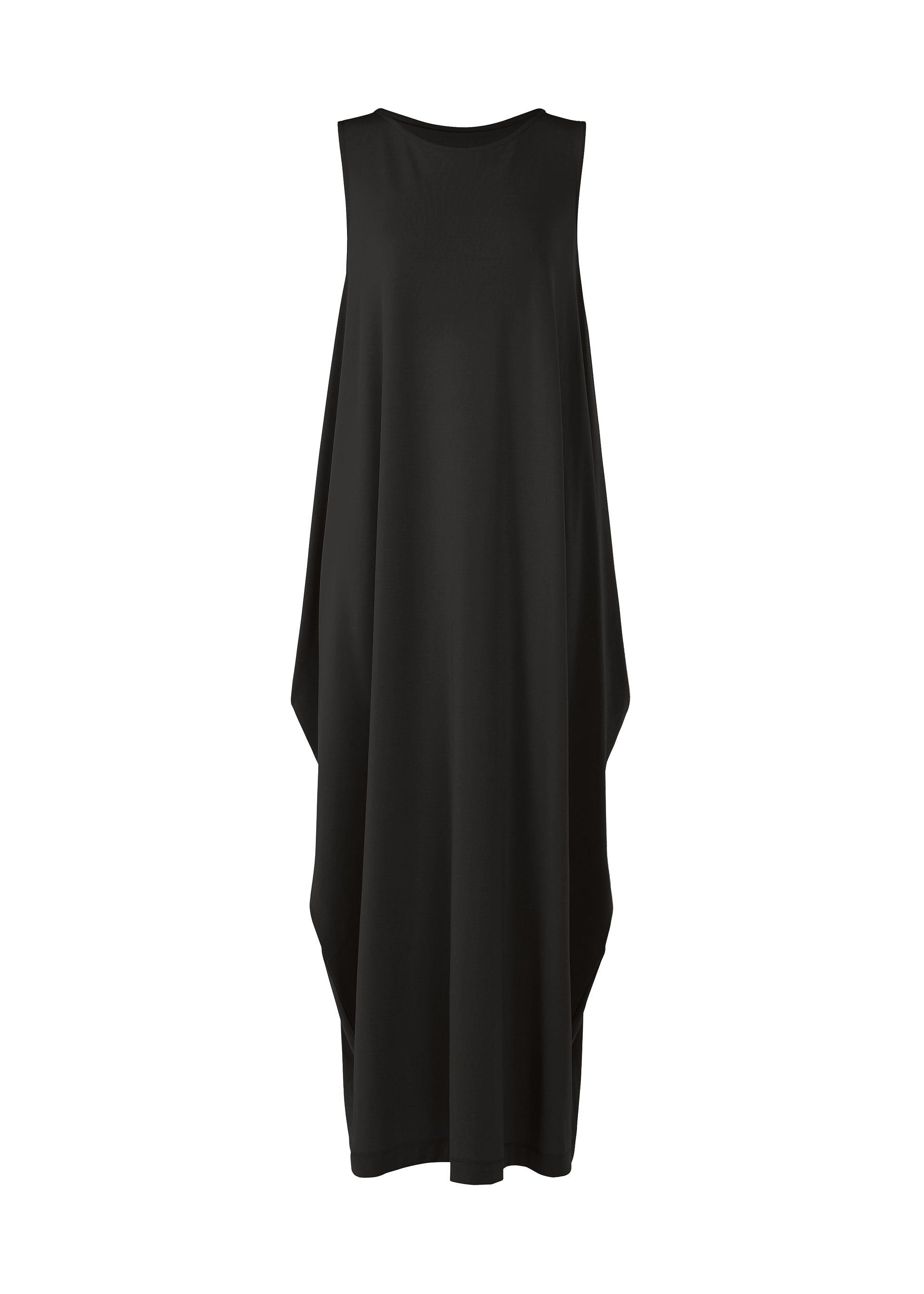 DRAPE JERSEY-56、ウィメンズ_ワンピース、ブラック