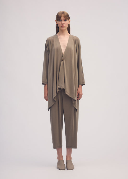 DRAPE JERSEY-56、ウィメンズ_トップス_カーディガン、着用画像1
