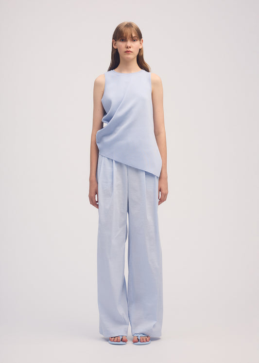LUSTER DRAPE KNIT、ウィメンズ_ニット、着用画像1
