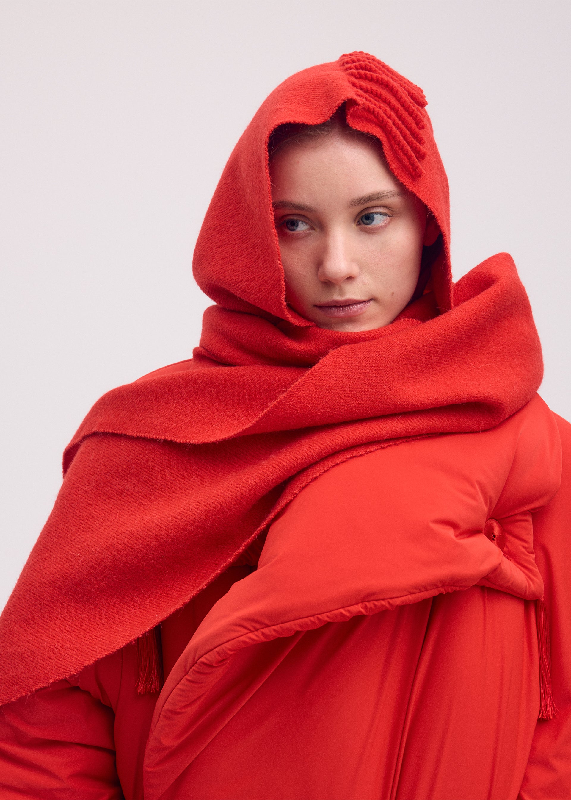 HOOD STOLE、アクセサリー&その他_ストール、着用画像1