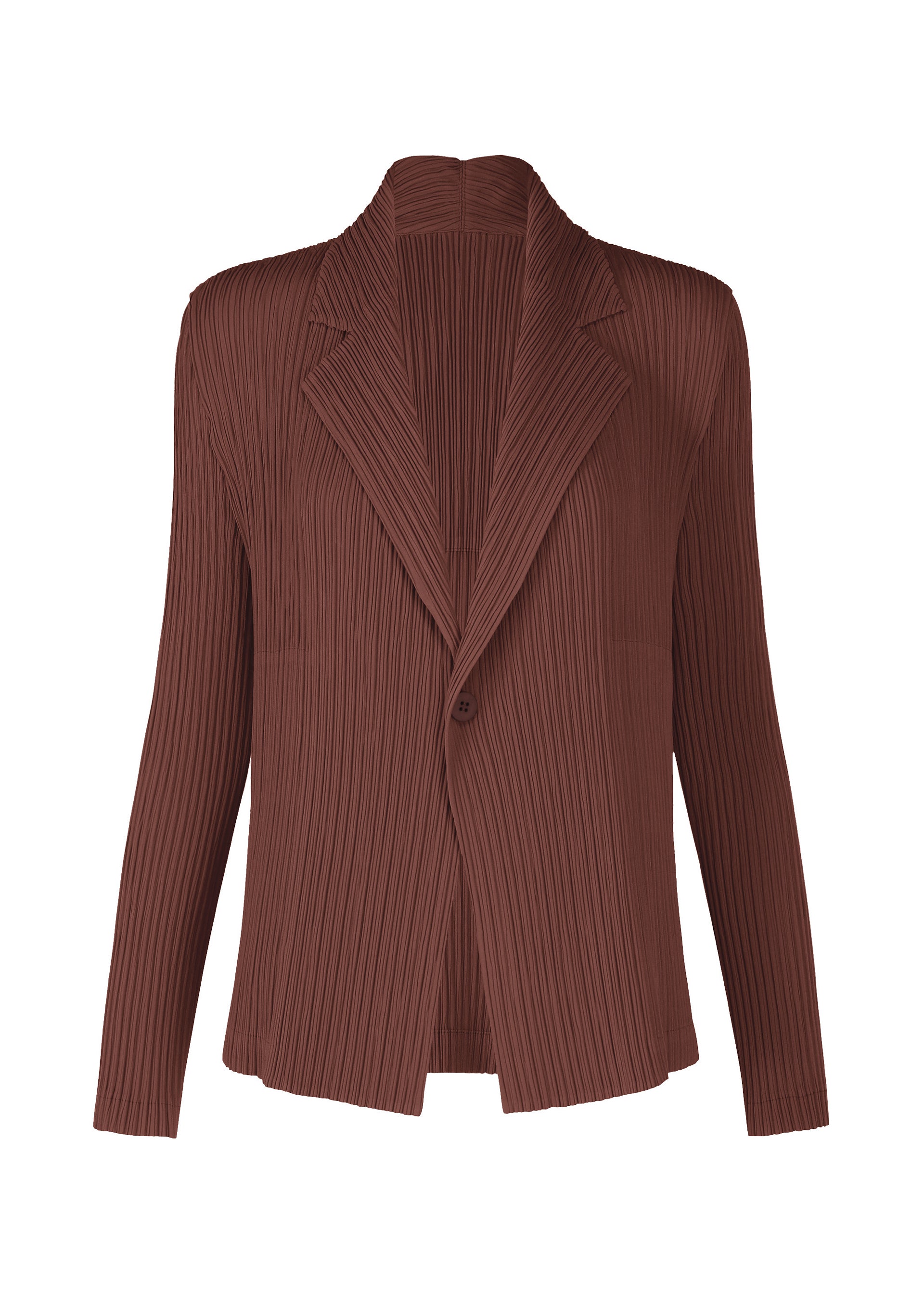 HATCHING PLEATS、ウィメンズ_ジャケット&コート_ジャケット&ブルゾン、ブラウン