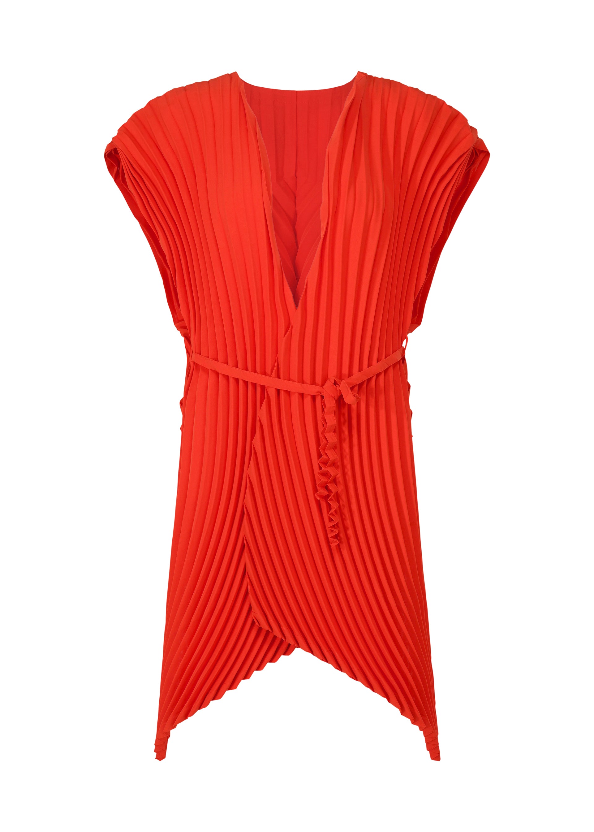 WAVE PLEATS、ウィメンズ_トップス_ベスト、レッド