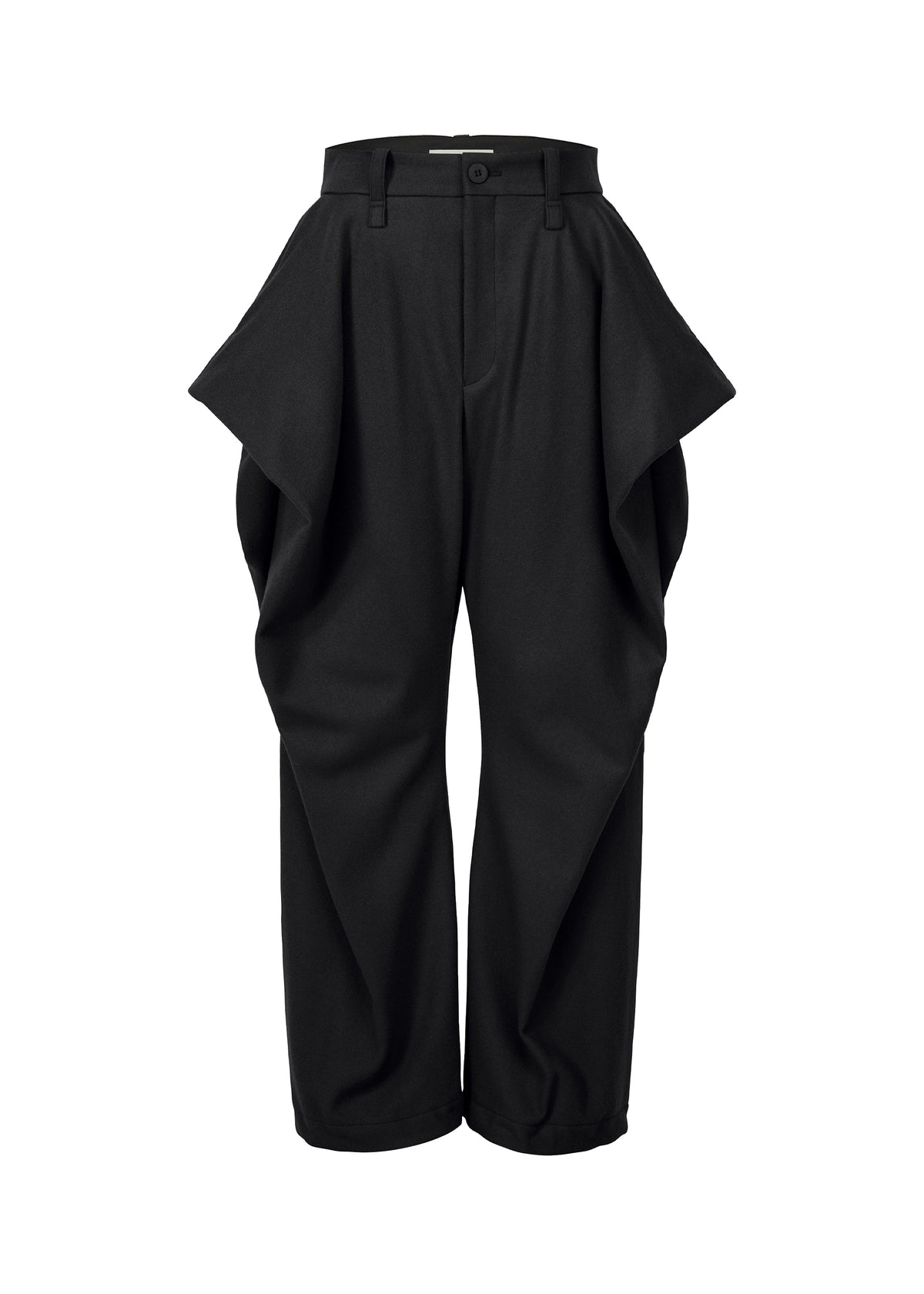 WOOL TWEED PANTS、ウィメンズ_パンツ、ブラック