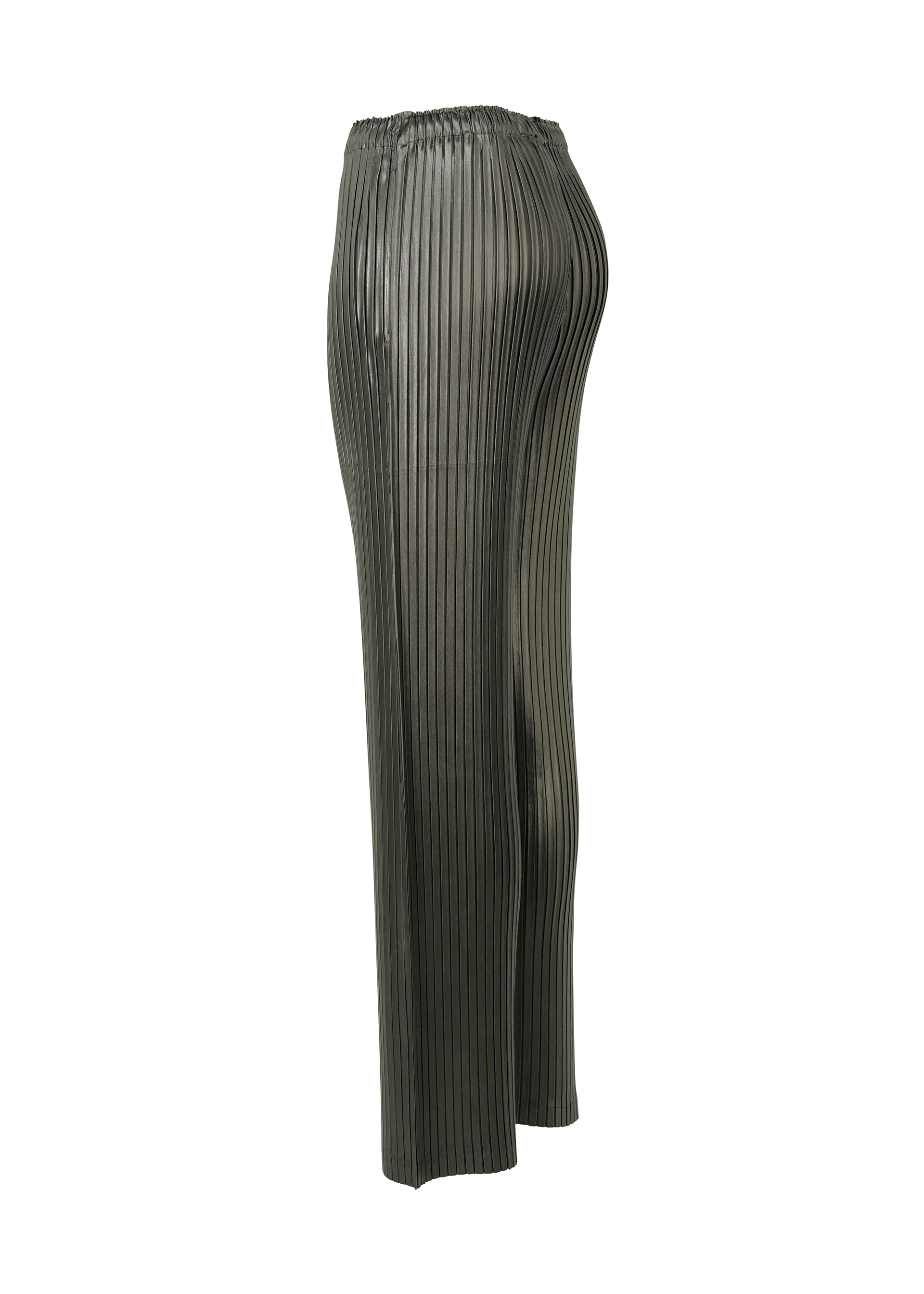 GLOSSED METAL PLEATS、ウィメンズ_パンツ、ディテール画像2