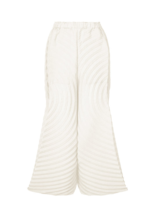 PAPER BAG PLEATS、ウィメンズ_パンツ、ホワイト