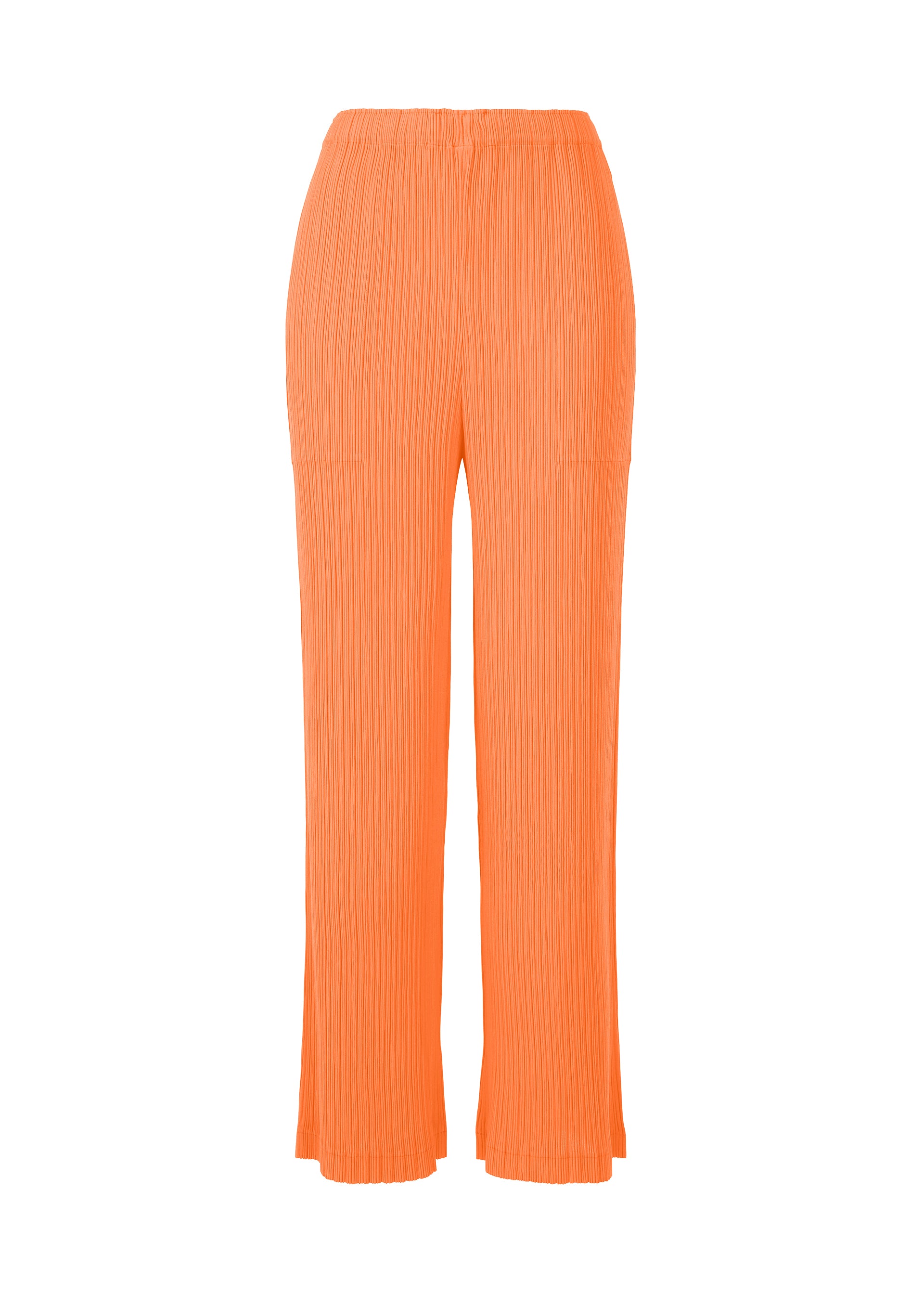 HATCHING PLEATS、ウィメンズ_パンツ、オレンジ