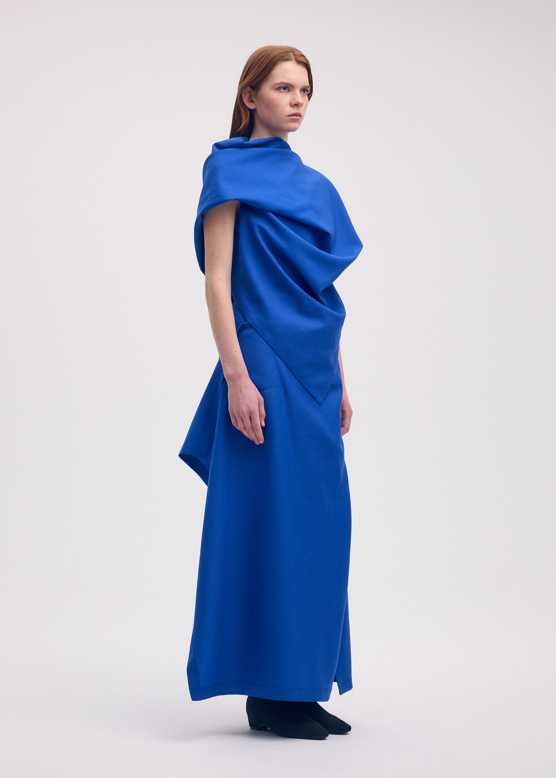 UNI-FORM (WOOL)、ウィメンズ_スカート、着用画像2