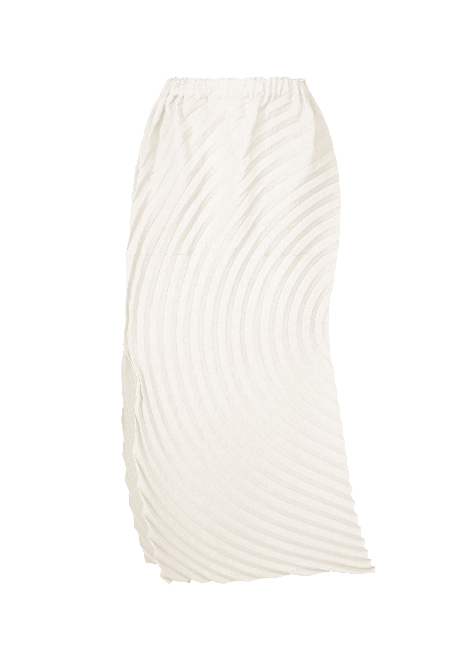 PAPER BAG PLEATS、ウィメンズ_スカート、ホワイト
