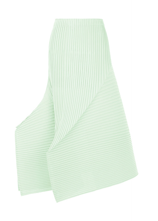 FOLD PLEATS、ウィメンズ_スカート、グリーン