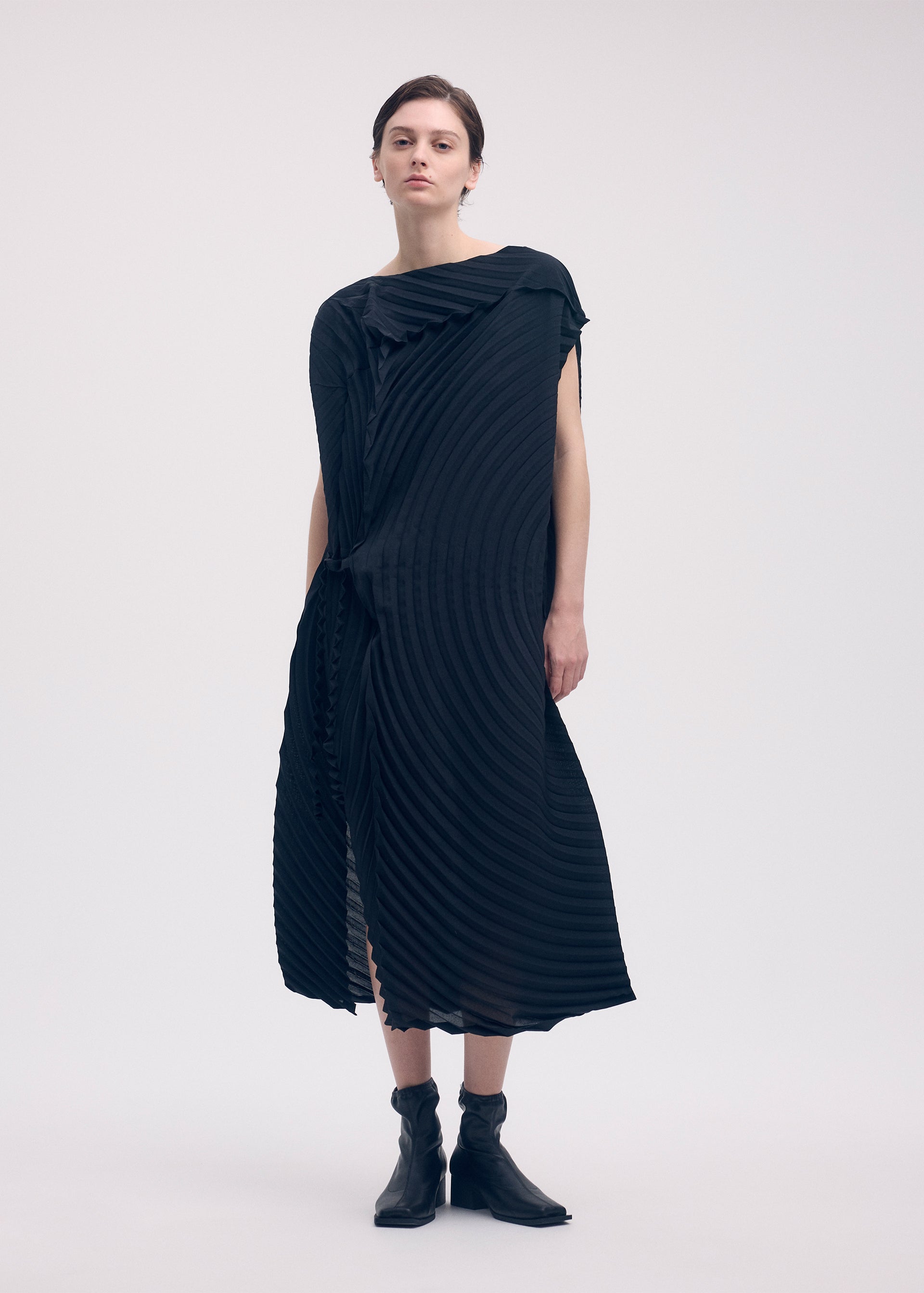 PAPER BAG PLEATS、ウィメンズ_ワンピース、着用画像2