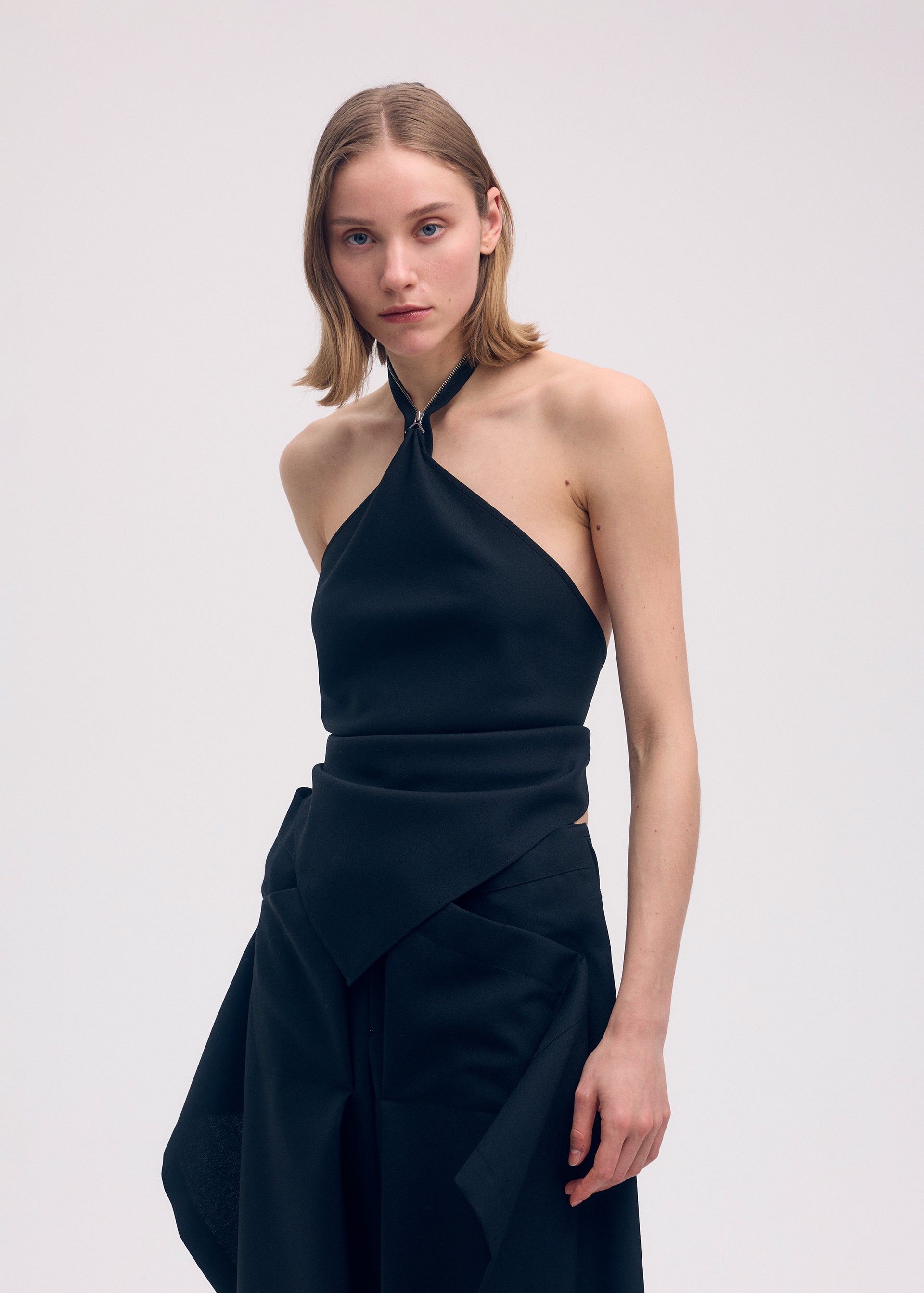 UNI-FORM (WOOL)、ウィメンズ_トップス_トップ、着用画像3
