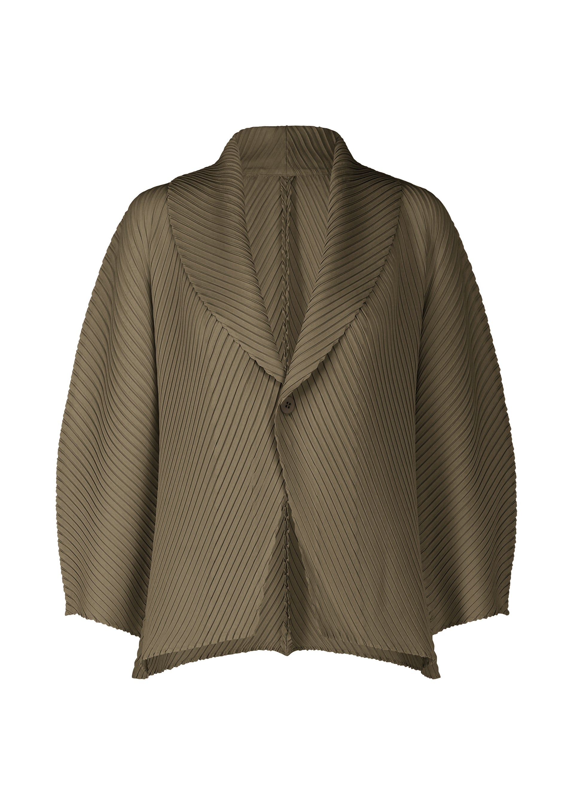 SOFT FOLD PLEATS、ウィメンズ_ジャケット&コート_ジャケット&ブルゾン、カーキ