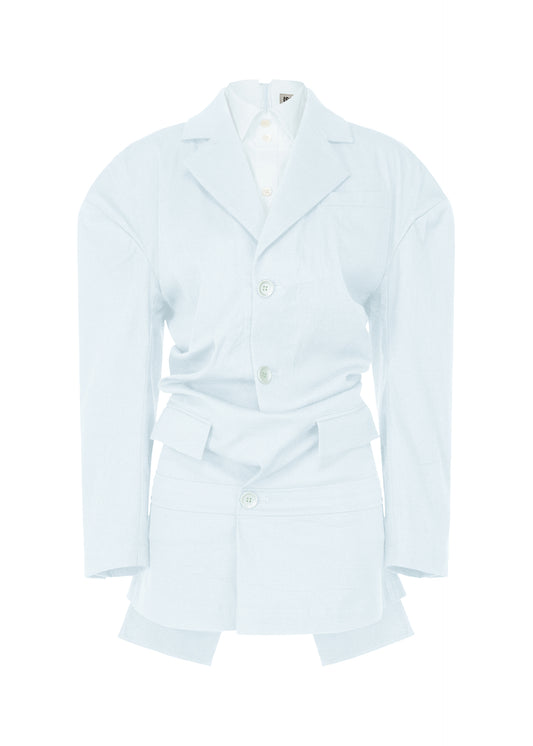 LIKE TORSO LIKE BLAZER、ウィメンズ_トップス_チュニック、ブルー