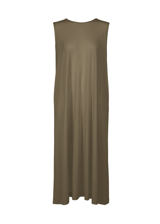DRAPE JERSEY-58、ウィメンズ_ワンピース、カーキ