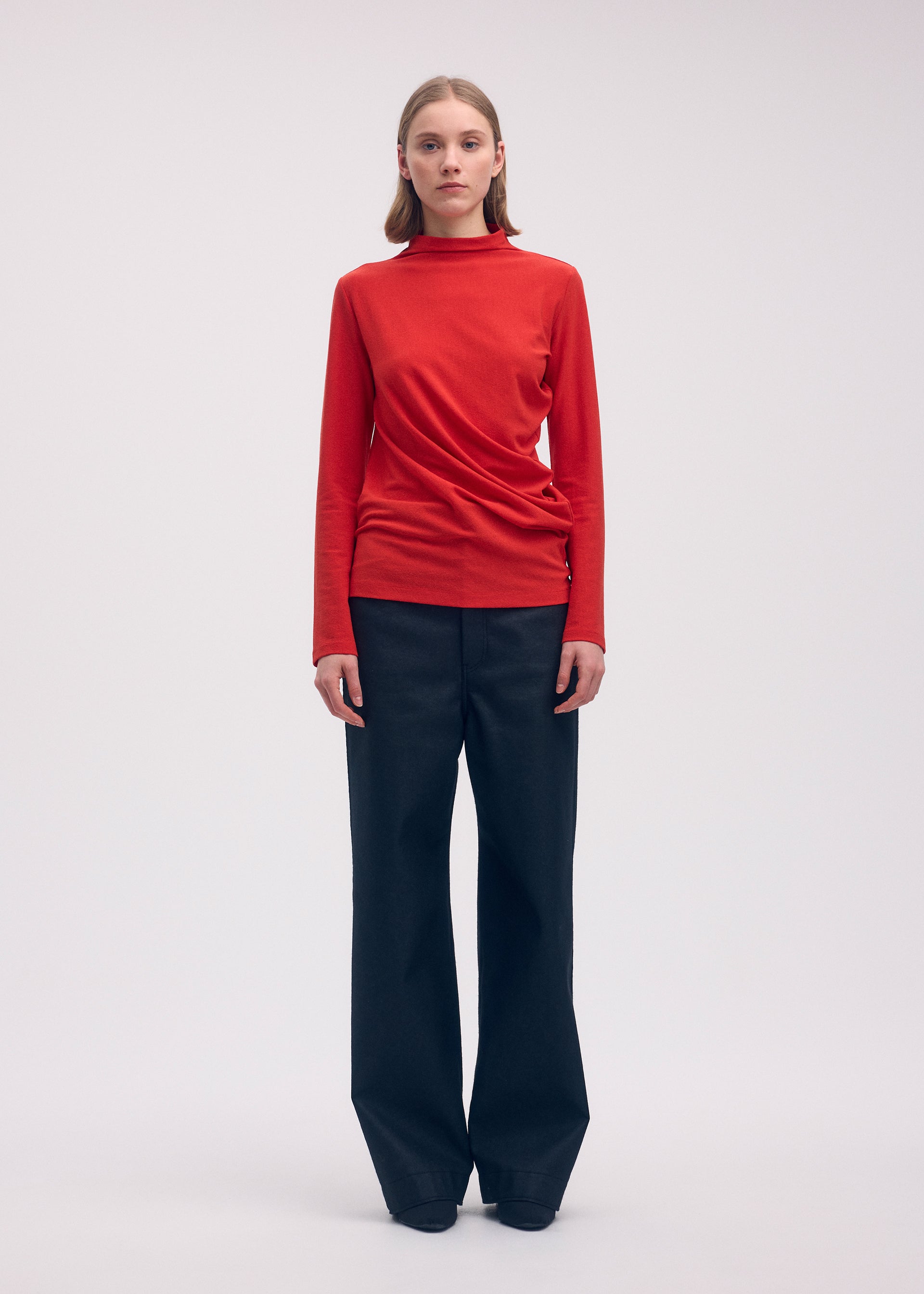 THREE-SLEEVED JERSEY、ウィメンズ_トップス_トップ、着用画像1