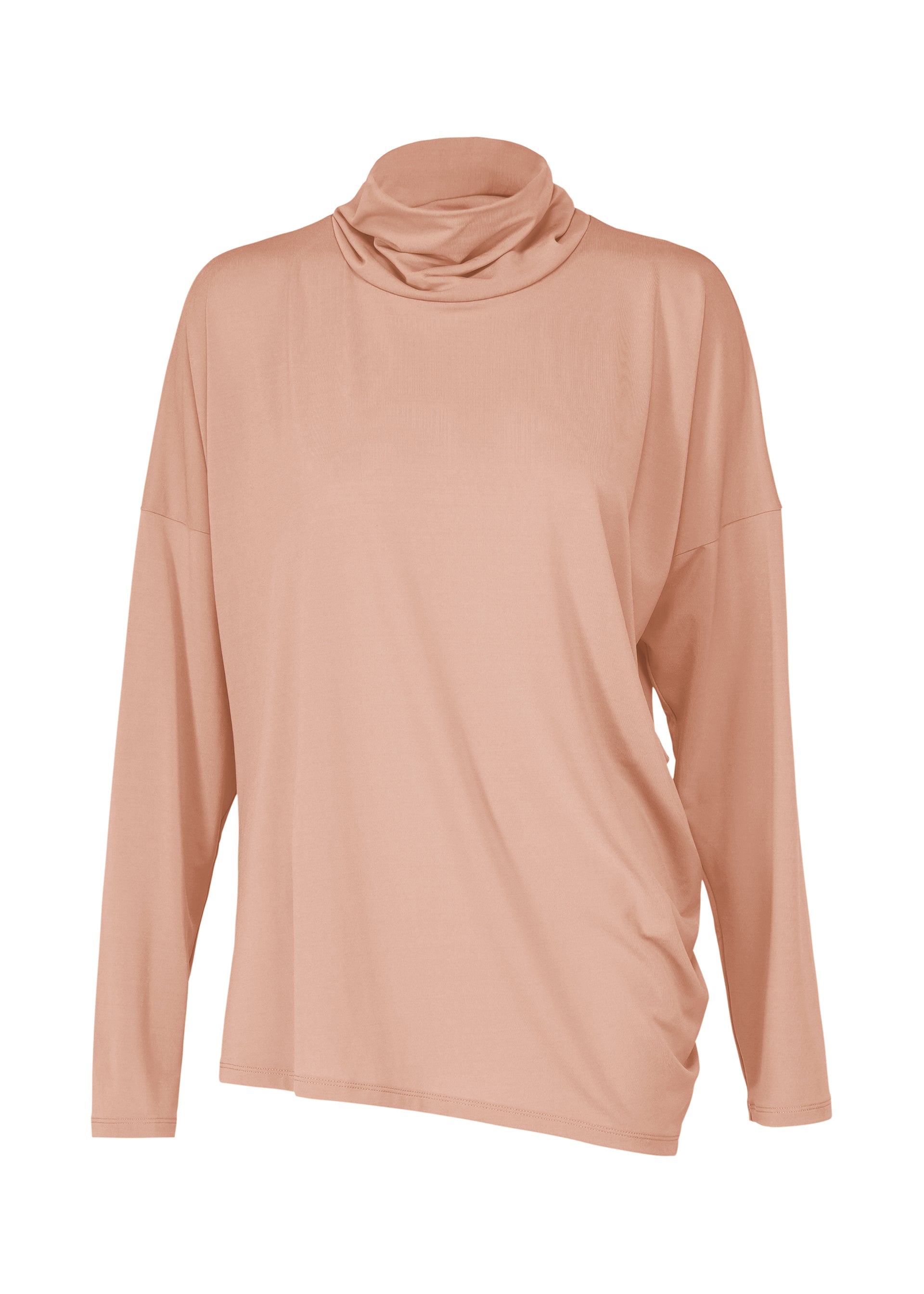 DRAPE JERSEY-58、ウィメンズ_トップス_トップ、ピンク