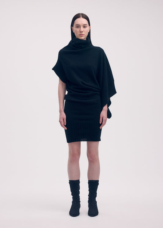 CROOKED WOOL KNIT、ウィメンズ_ニット、着用画像1