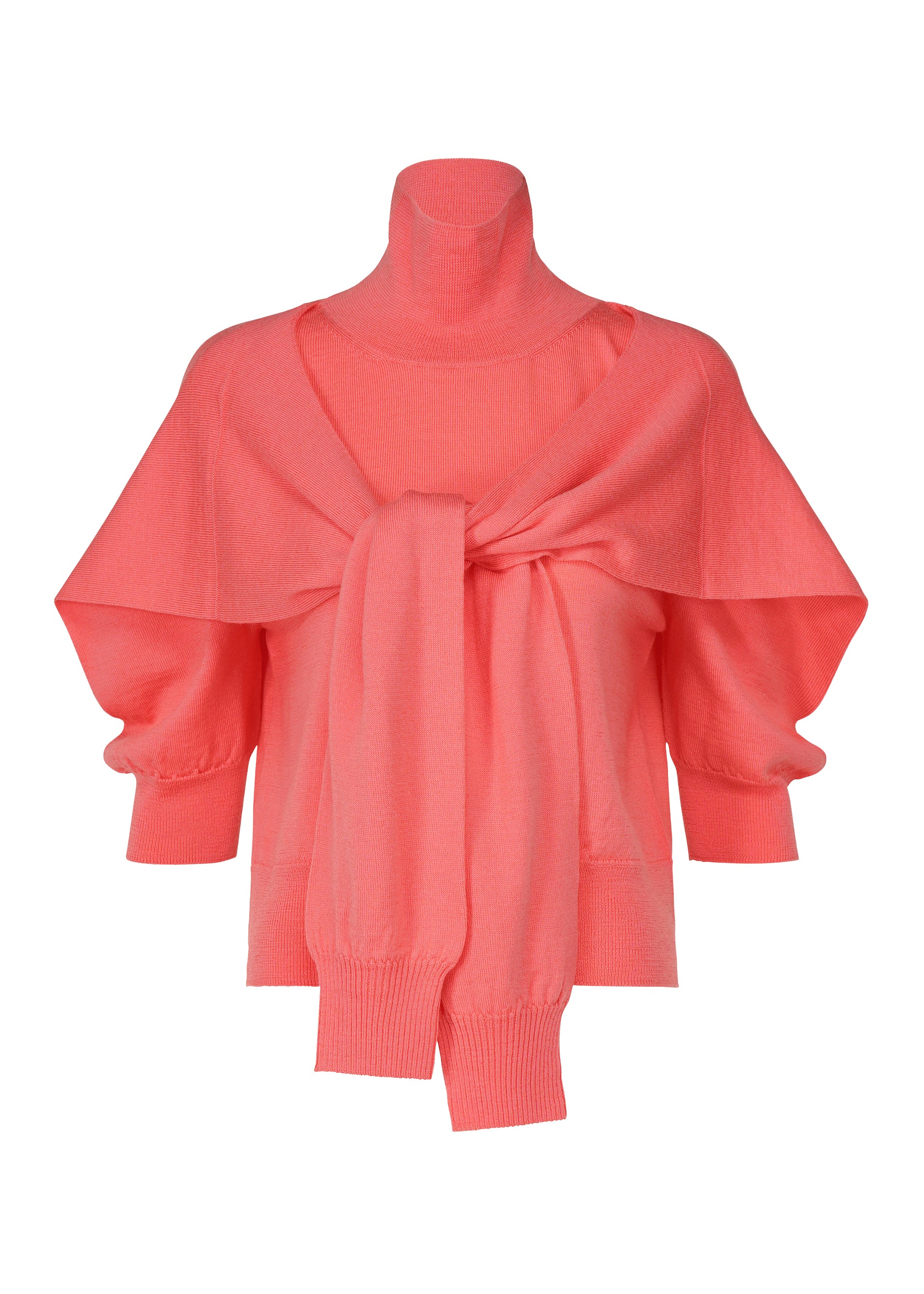 FOUR-SLEEVED (WOOL)、ウィメンズ_ニット、ピンク