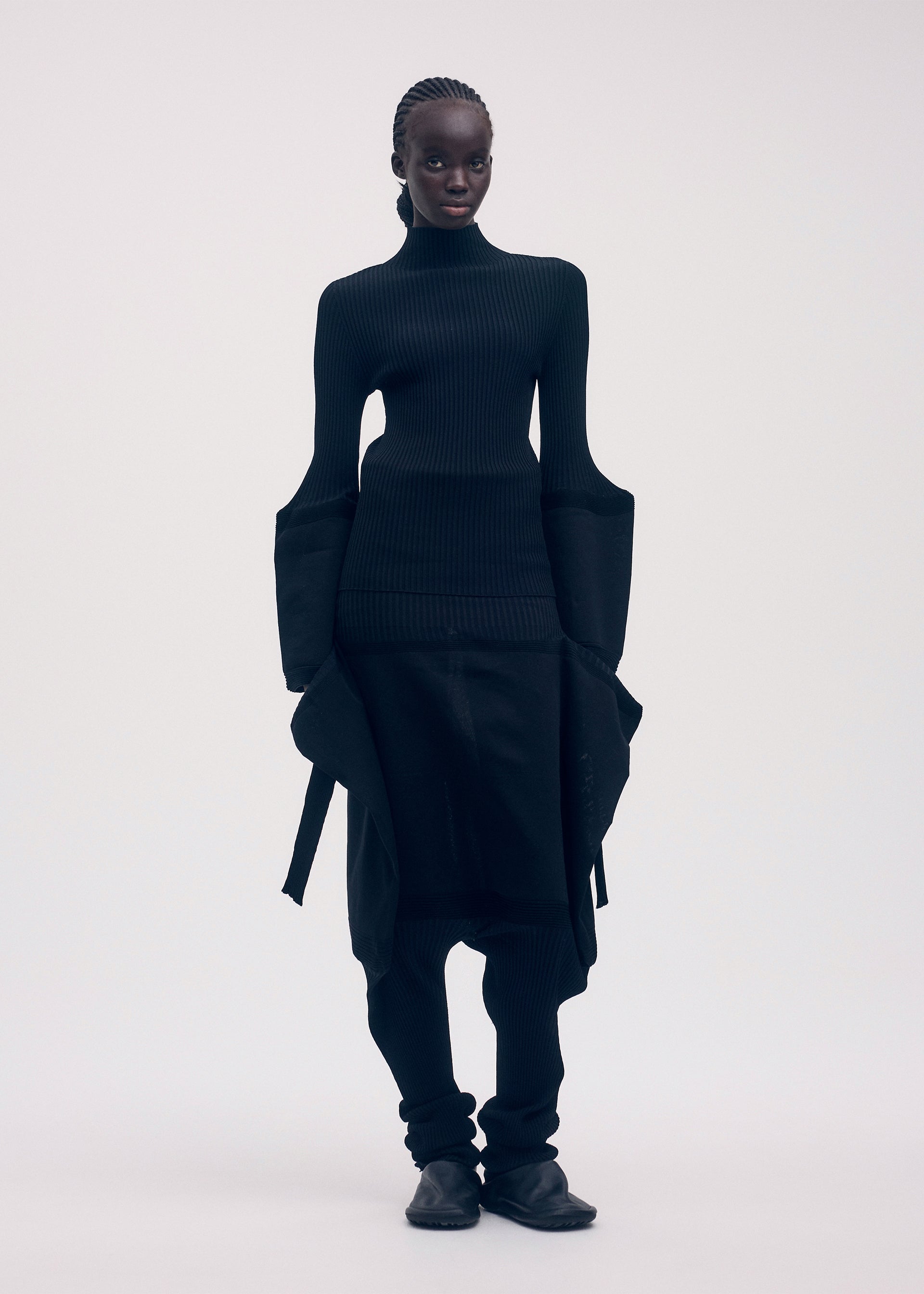 THIN AND THICK KNIT、ウィメンズ_ニット、着用画像2