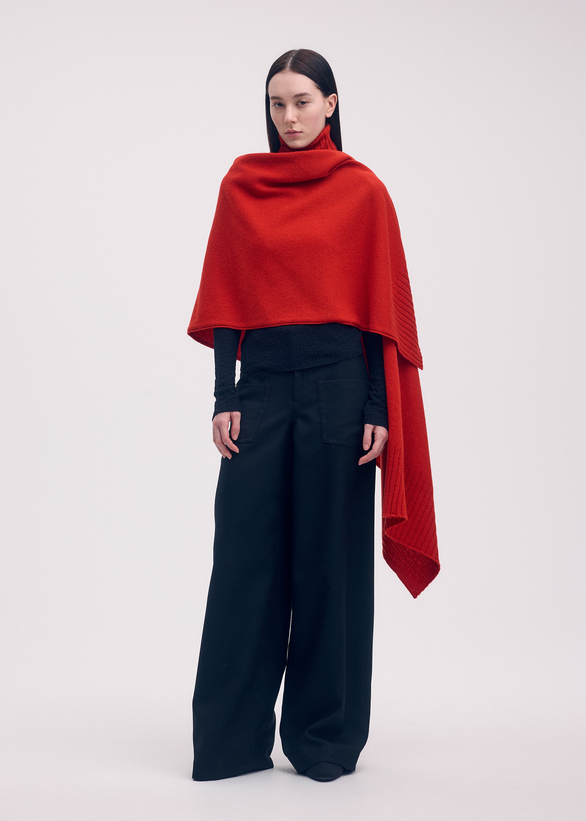 CROOKED WOOL KNIT、ウィメンズ_ニット、着用画像2