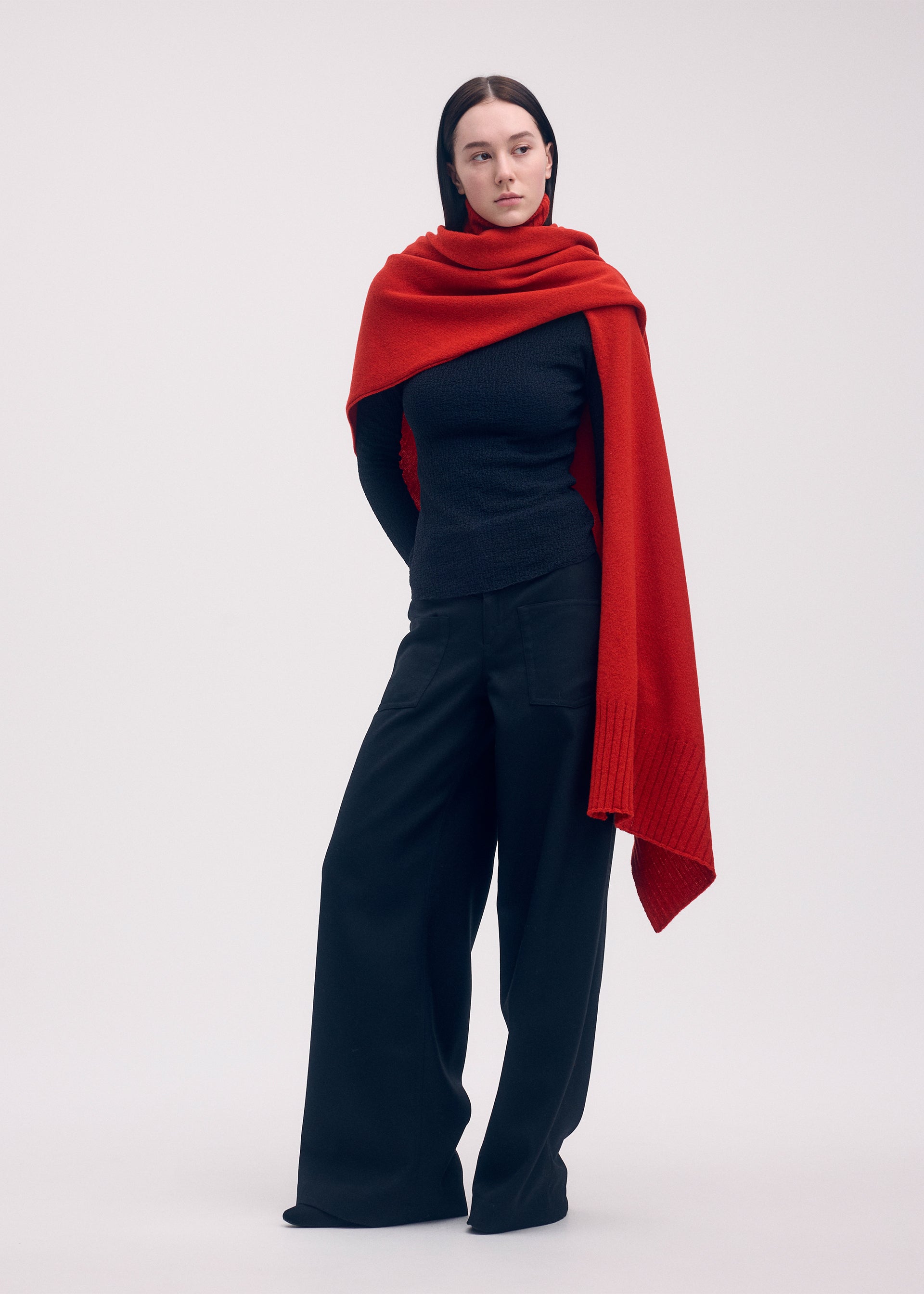 CROOKED WOOL KNIT、ウィメンズ_ニット、着用画像3