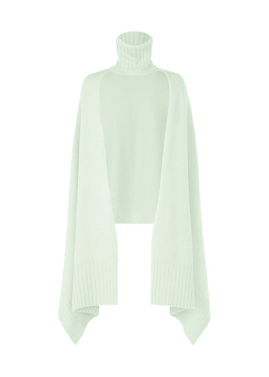 CROOKED WOOL KNIT、ウィメンズ_ニット、グリーン
