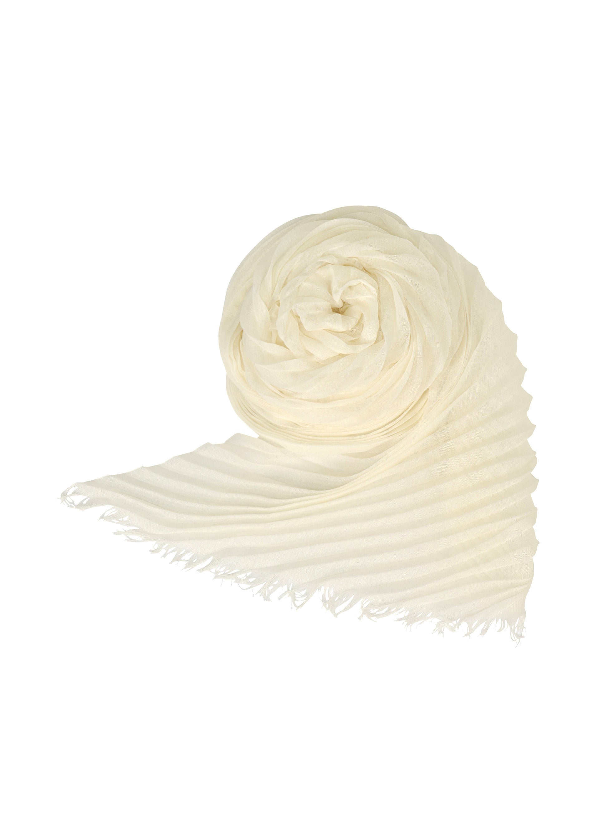 FEATHER RAMIE PLEATS STOLE – isseymiyake.com