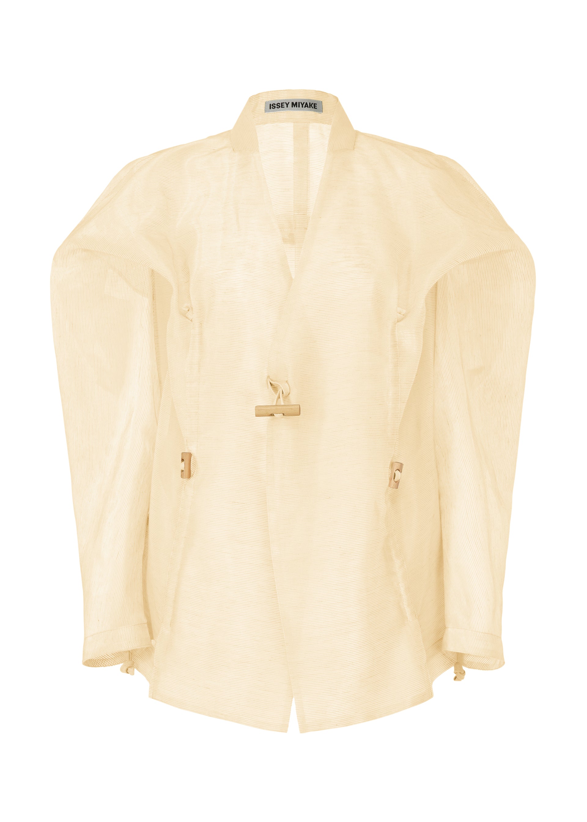ISSEY MIYAKE ジャケット ジャンパー シワ加工 絞り HaaT ISSEY MIYAKE イッセイミヤケ シワ加工 シャツジャケット 比翼