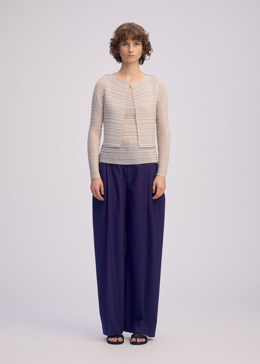 JIGGLY PLEATS、ウィメンズ_トップス_カーディガン、着用画像1