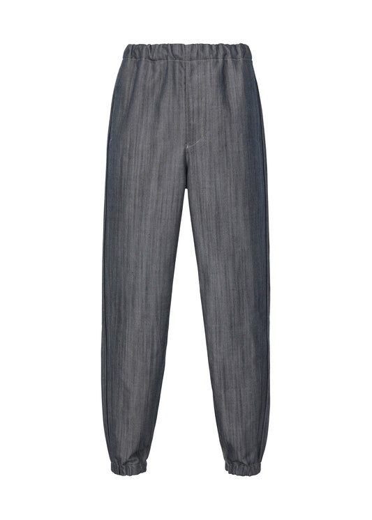 PLEATS DENIM、メンズ_パンツ、ネイビー