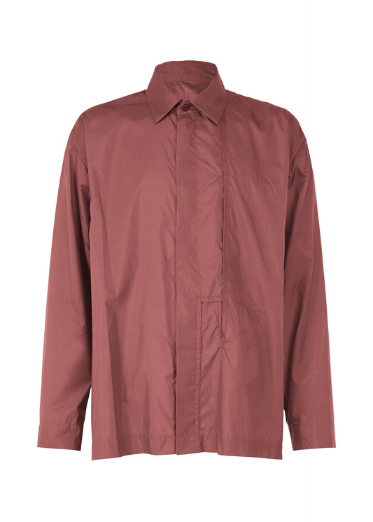 LIGHT NYLON SHIRT、メンズ_トップス_シャツ、レッド