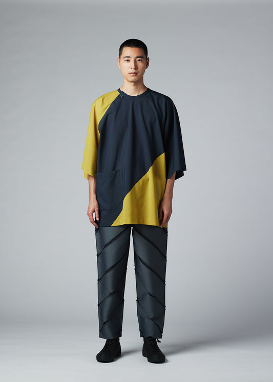 DIAGONAL SHIRT、メンズ_トップス_トップ、着用画像1