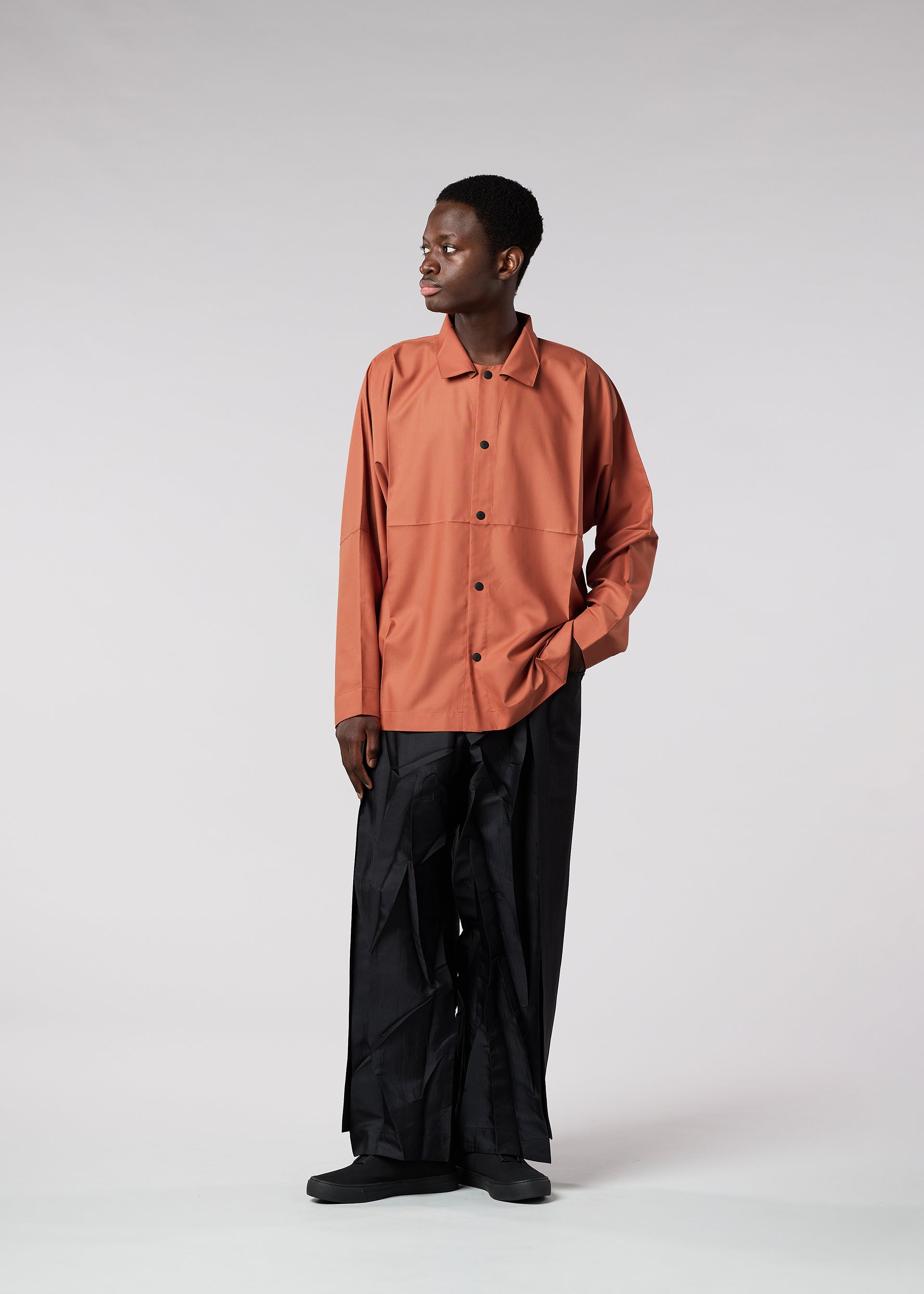 COMPACT SHIRT、メンズ_トップス_シャツ、着用画像4