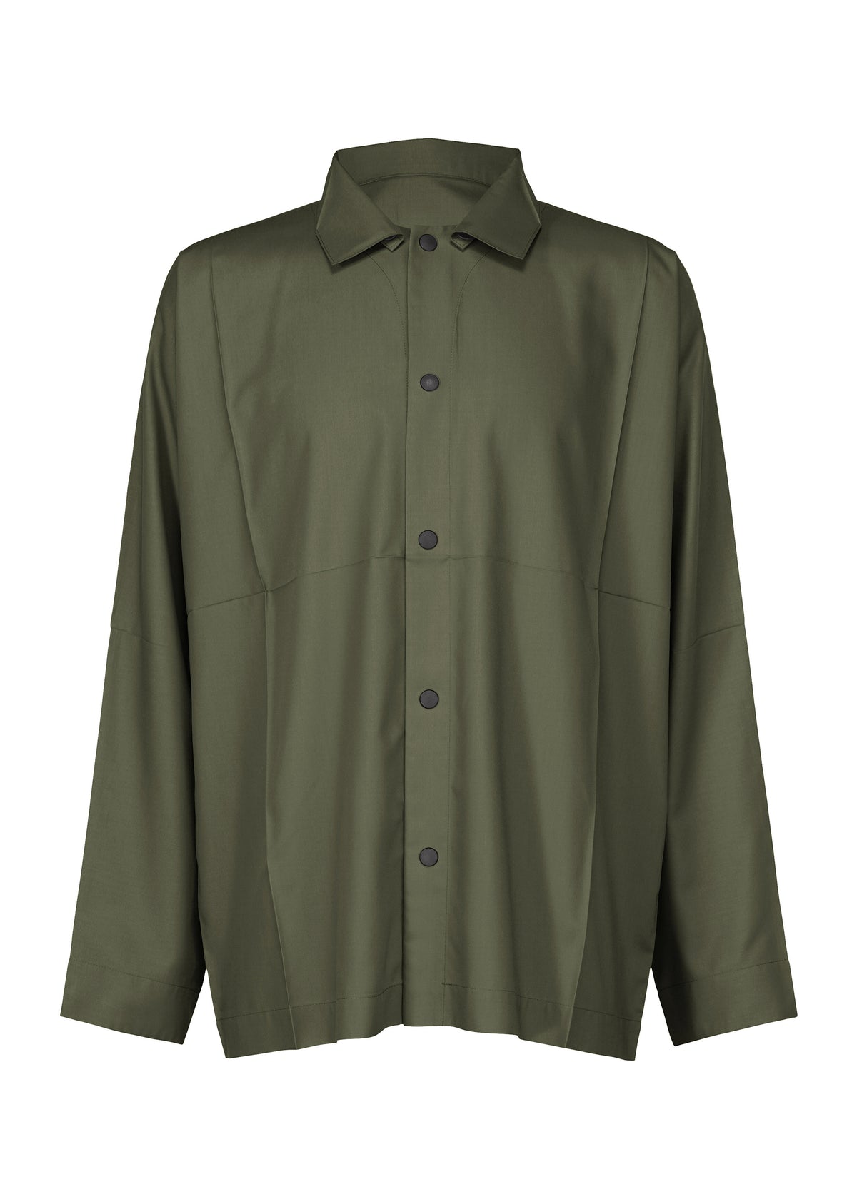 COMPACT SHIRT、メンズ_トップス_シャツ、グリーン
