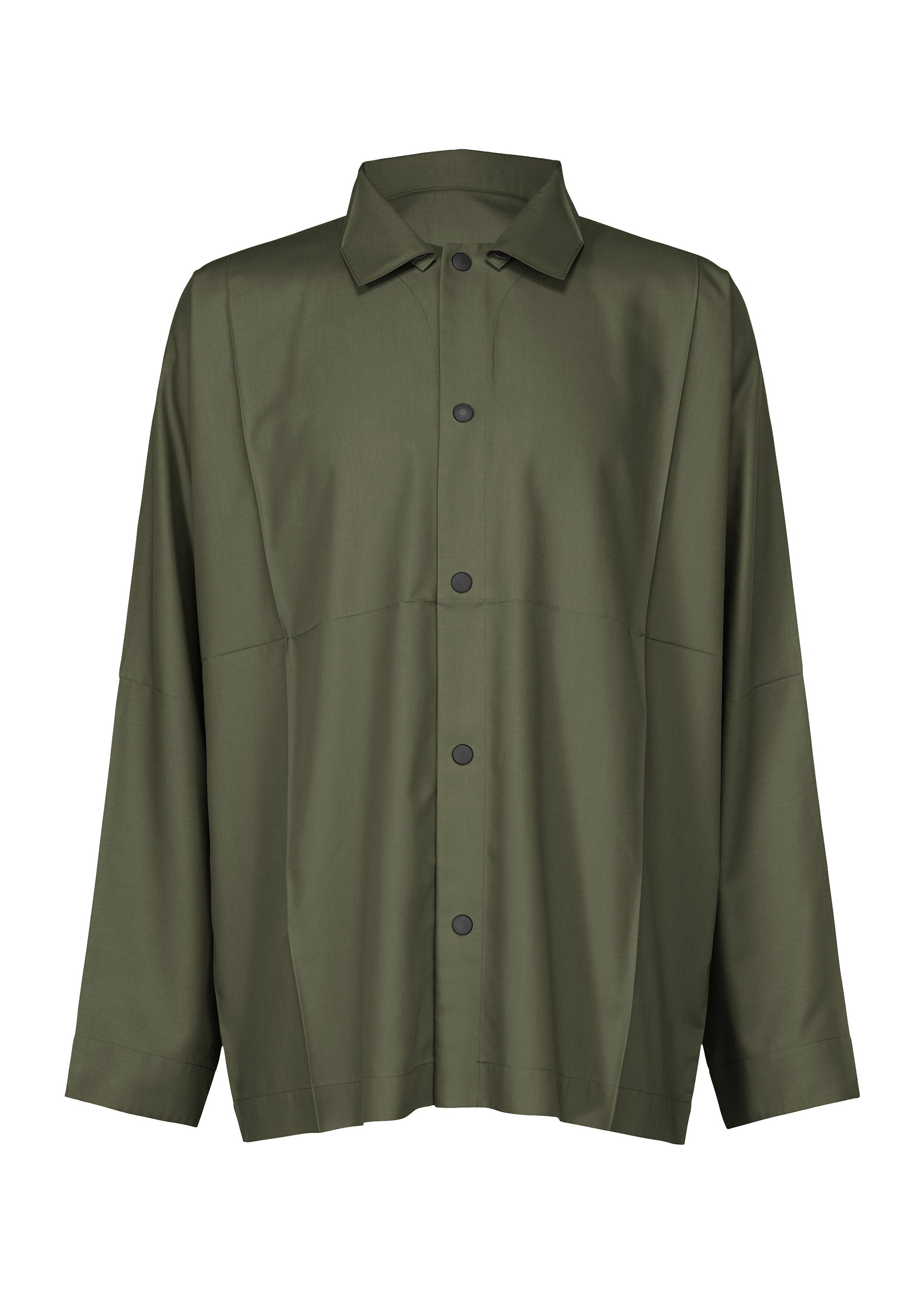 COMPACT SHIRT、メンズ_トップス_シャツ、グリーン