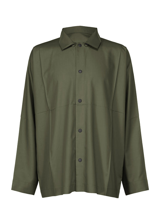 COMPACT SHIRT、メンズ_トップス_シャツ、グリーン