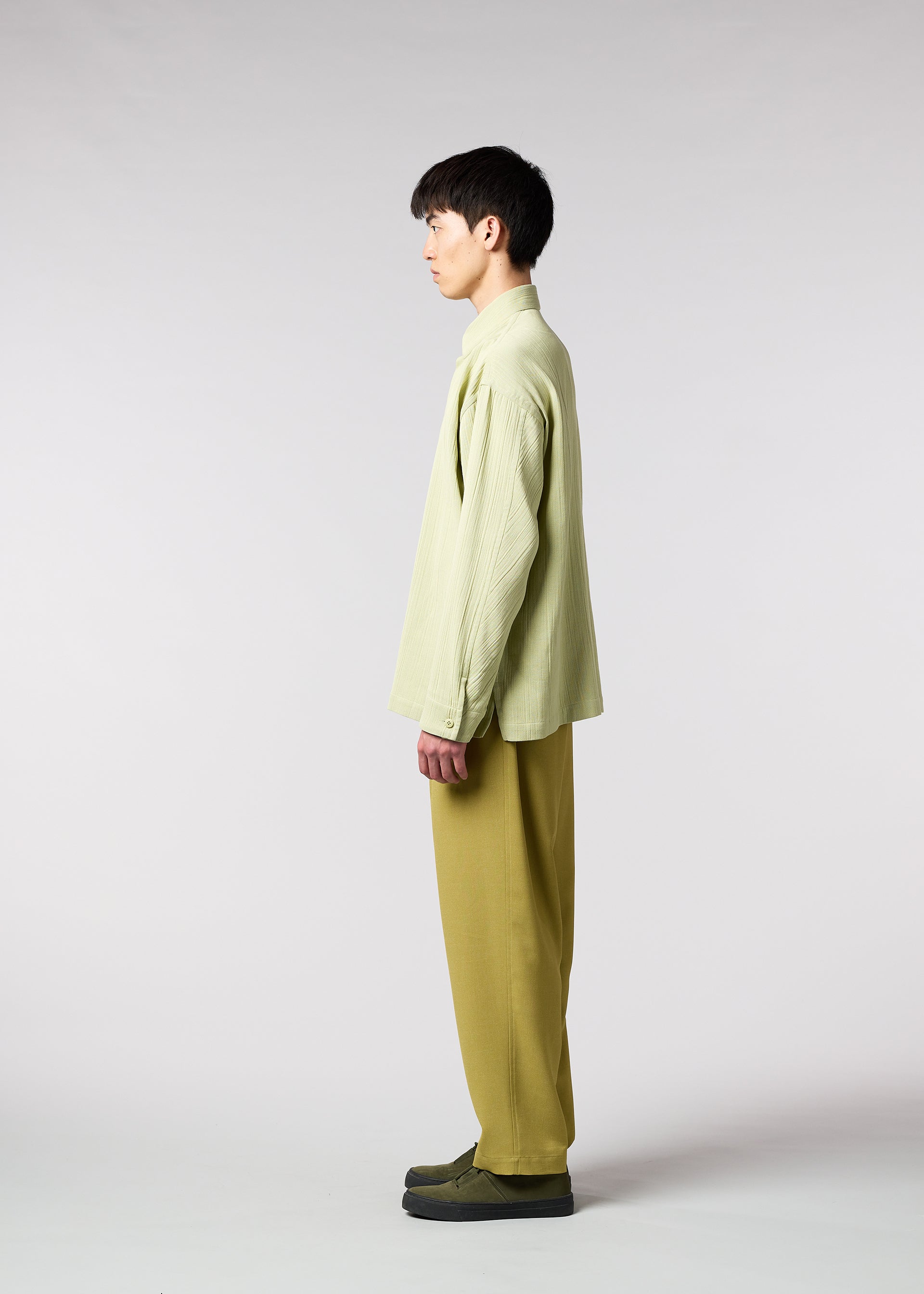DOUBLE WEAVE CREPE、メンズ_トップス_シャツ、着用画像2