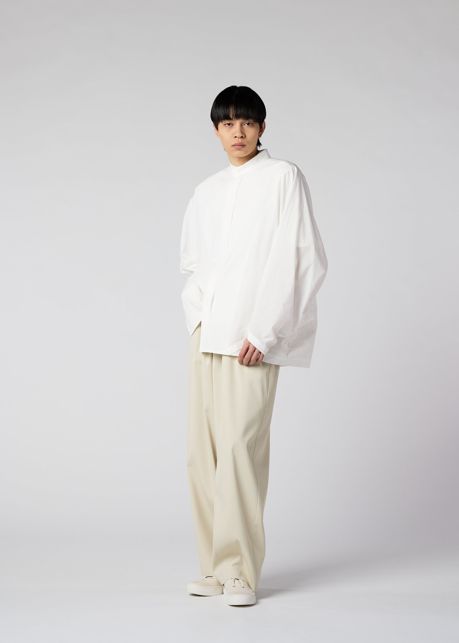 WHITE SHIRT、メンズ_トップス_シャツ、着用画像4
