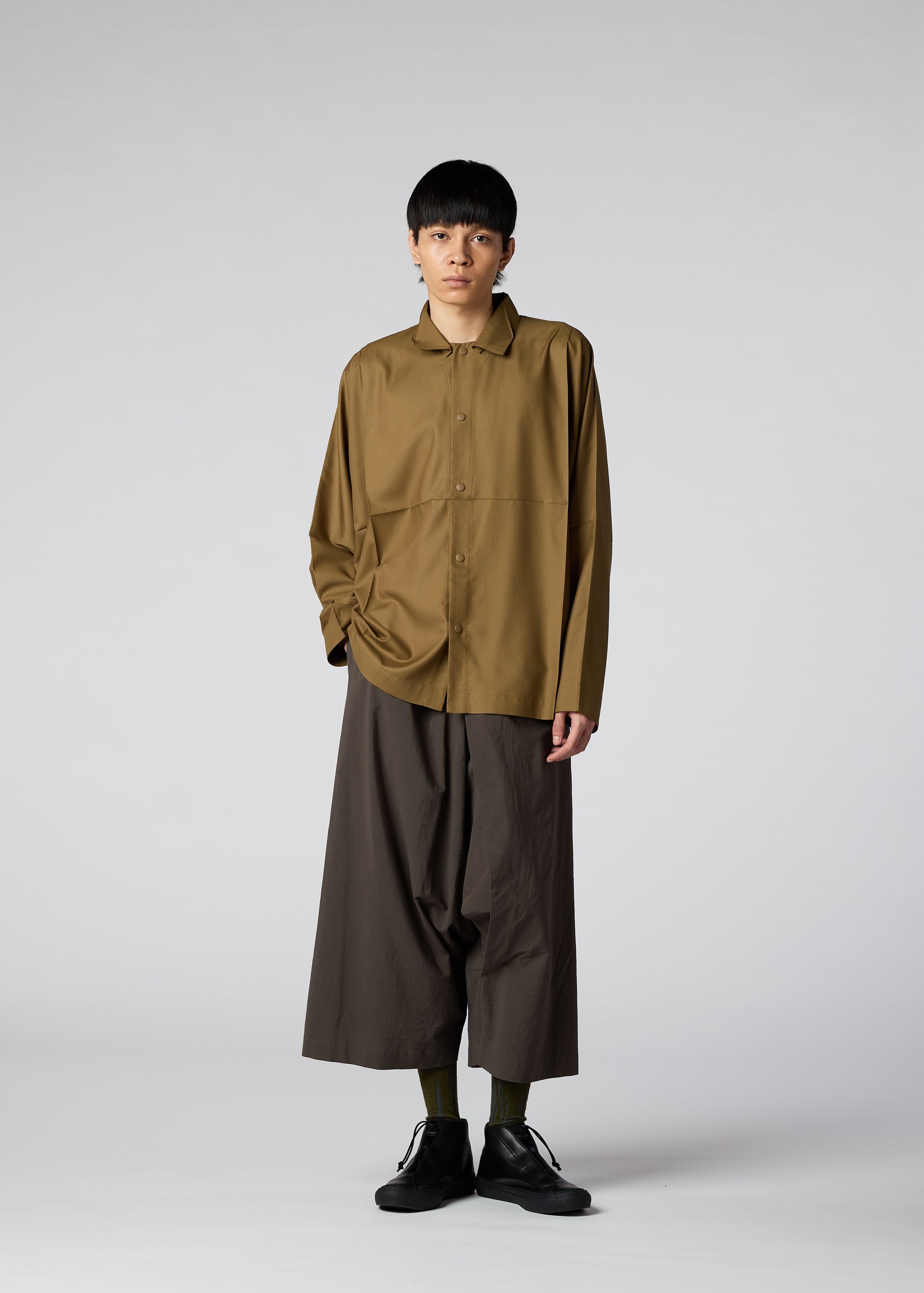 COMPACT SHIRT、メンズ_トップス_シャツ、着用画像4
