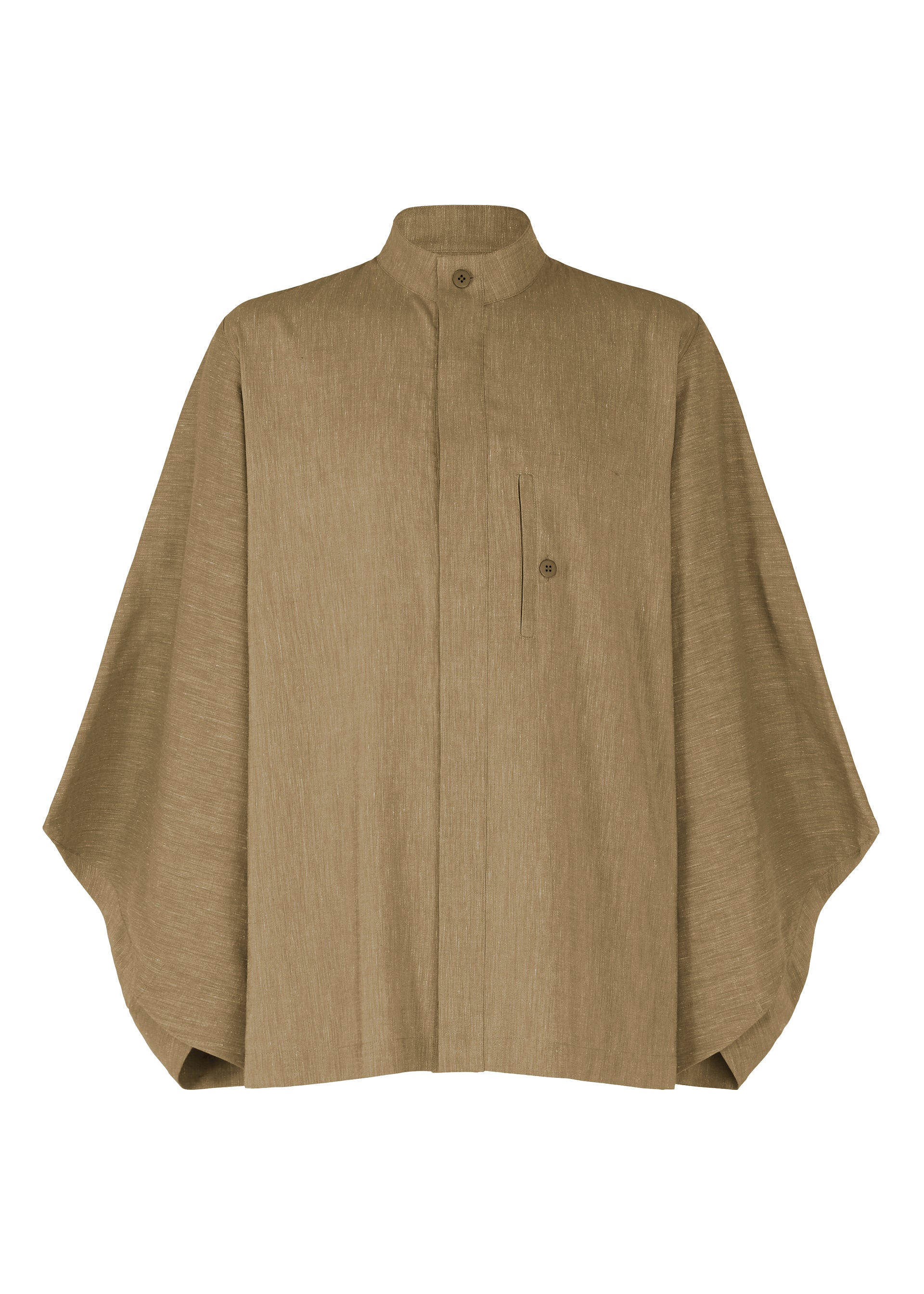 HYBRID SHIRT、メンズ_トップス_シャツ、カーキ