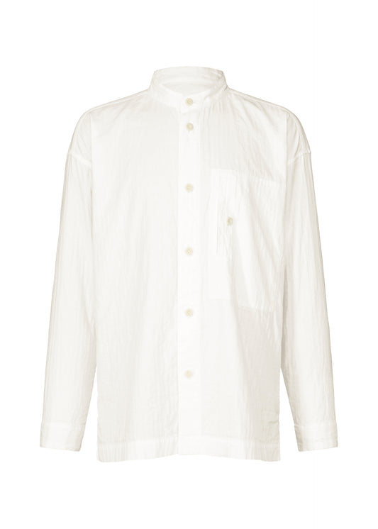 DOUBLE FACE COTTON SHIRT、メンズ_トップス_シャツ、ホワイト