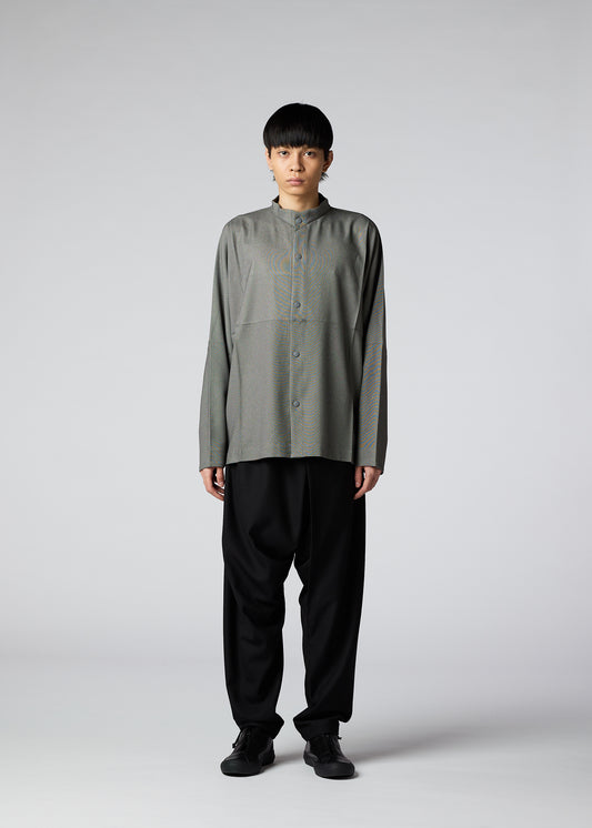 WOOL LIKE COMPACT SHIRT、メンズ_トップス_シャツ、着用画像1