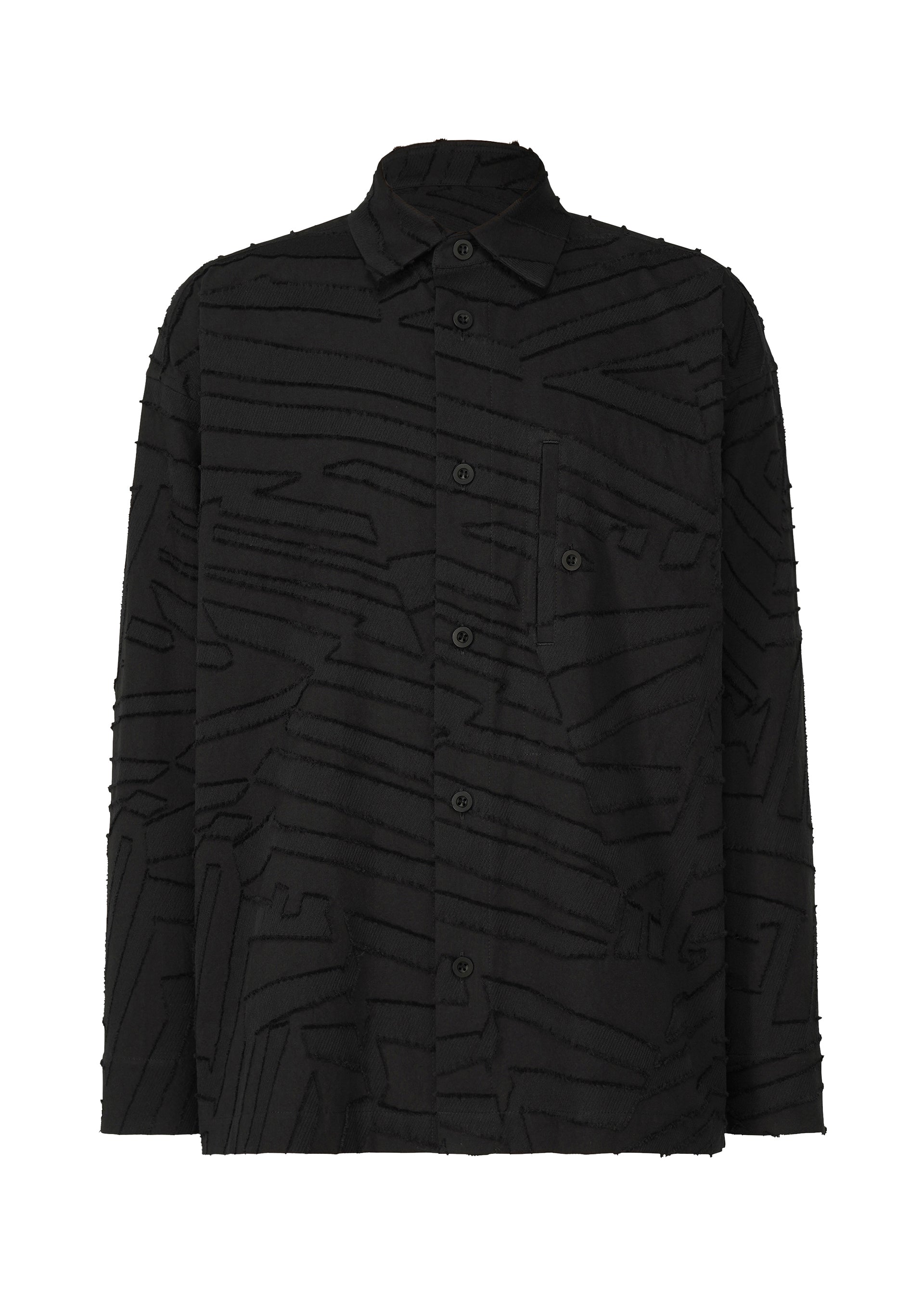 GEOMETRY JACQUARD SHIRT – isseymiyake.com