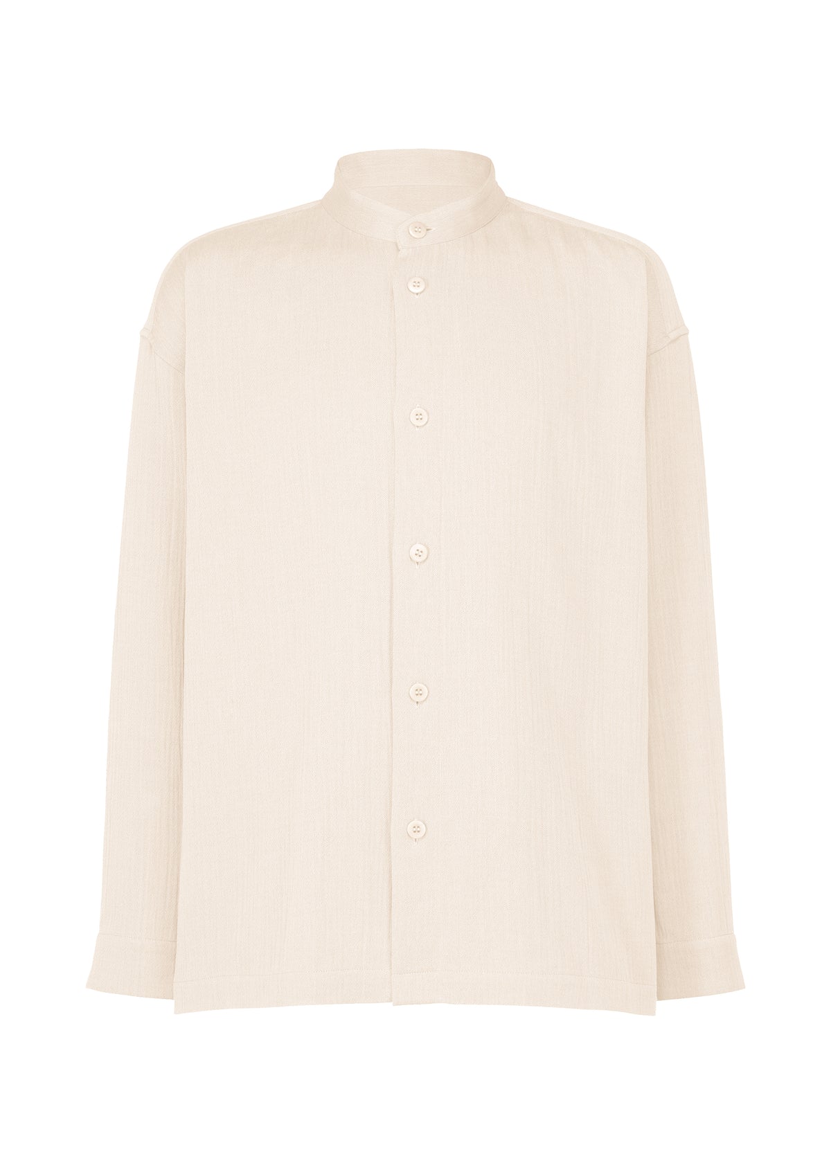 DOUBLE WEAVE CREPE、メンズ_トップス_シャツ、ホワイト