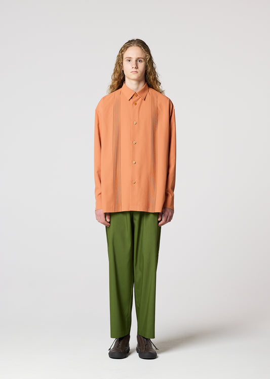 PLEATS SHIRT、メンズ_トップス_シャツ、着用画像1