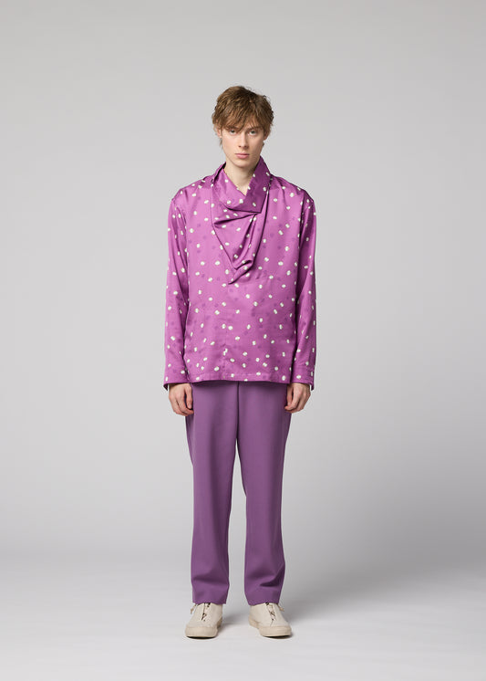 MERRY SATIN SHIRT、メンズ_トップス_シャツ、着用画像1