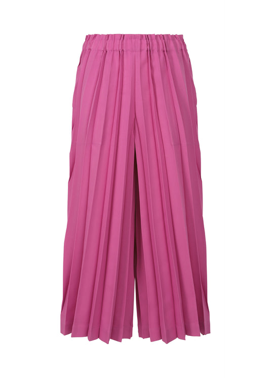 COLOR PLEATS BOTTOM、ウィメンズ_パンツ、ピンク